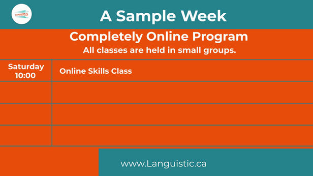 Weekly Levels Languistic.ca - English Courses